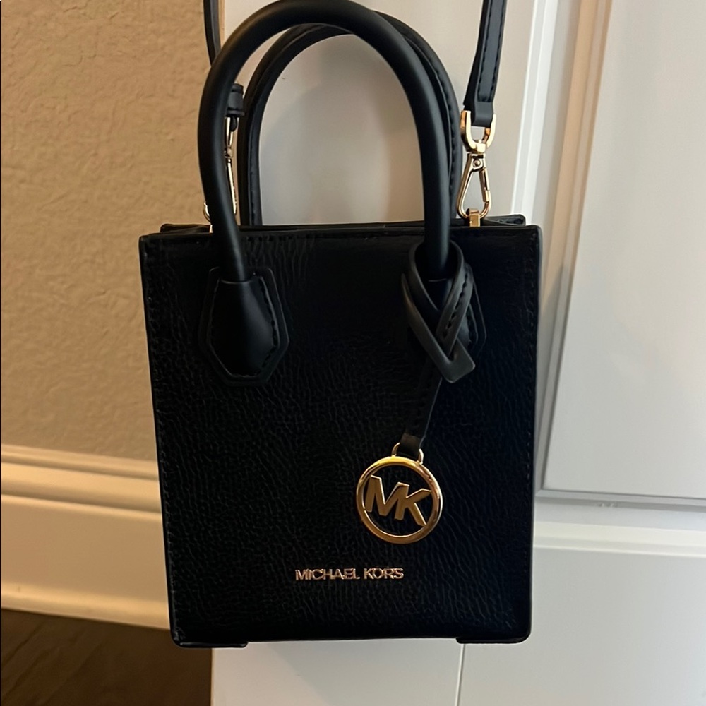 Michael Kors Black Leather Handbag